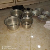 طقم تيفال • صواني استيل • استعمال قليل
