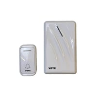 يُستخدم كجرس باب لاسلكي  بمدى استقبال طويل، مناسب للمنازل، المكاتب، وا...