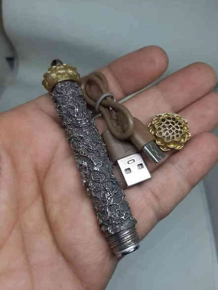 #جداحة فضة تطعيم نحاس (هيتر شحن)
بغدادالمشتل ***********
