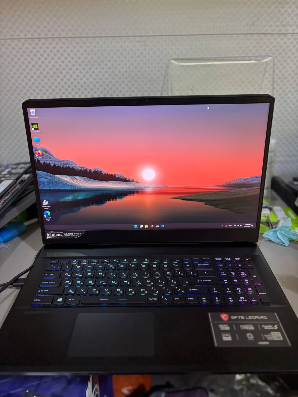 Msi GP76 Leopard

Core i7 11700H

RTX 3070 8GB 130w

32GB DDR4 3200MHZ

512GB SSD M.2

17.1, 2K, 240HZ, IPS, 100% sRGB

بمليون و300 الف قفل 
الجهاز نظيف  نضافته عالية ملحقاته كاملة


**إذا كنت صاحب هذا الإعلان وتريد حذفه لأي سبب، رجاءا أرسل رسالة إلى الدعم الفني**