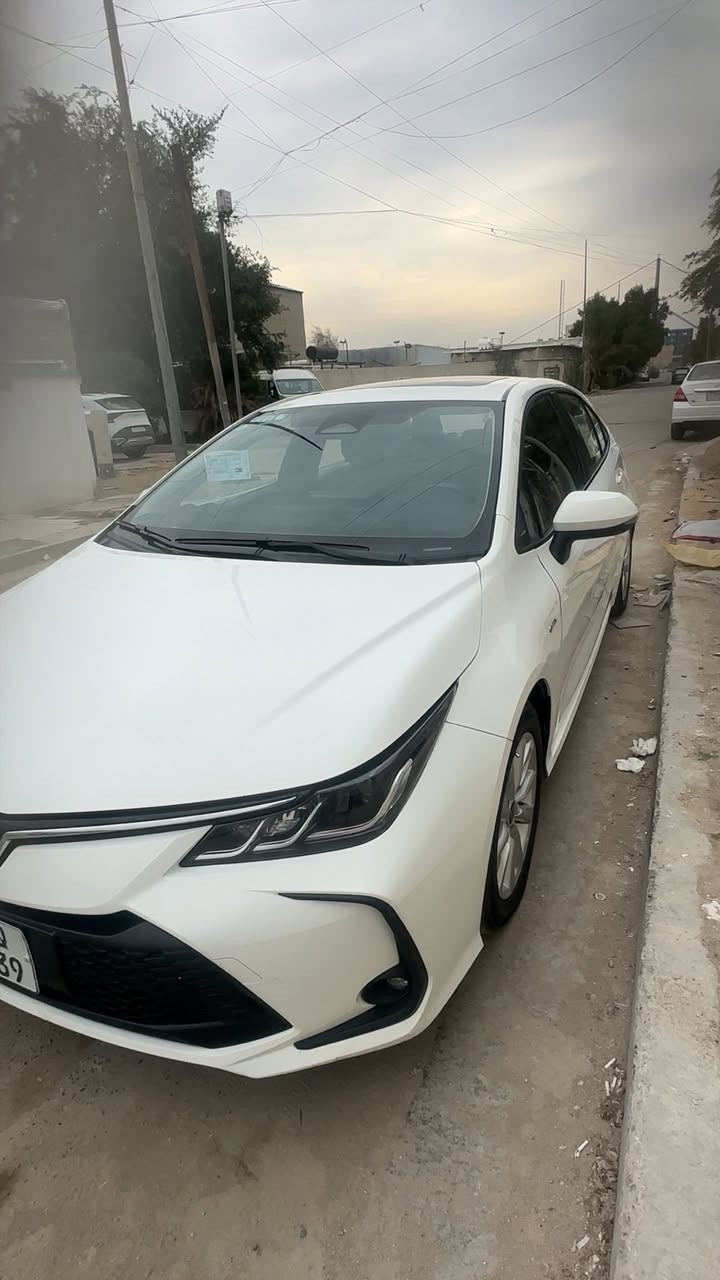 كورلا موديل  ٢٠٢٤

الشكل الخليجي 

سياره بوضع الشركة جديده 
ماشيه ٢١

الرقم بفداد 

السعر ١٤٩
وبيه مجال بسيط
سياره بسمي تحويل ثاني يوم المشتري 
مكاني العطيفيه 

الموصفات 

رادار

تحكم ستيرن

تحديد سرعه 

تحديد مسار

موصفات معروفه 

كفاله عامه ماعده الي مذكور ب سونار كلش بسيط  جوه باب صدر ب اخير اصبعين وممبين 
السياره عل أيدي دوسات بلاديهً ما مفتوحه ولسسبيررما نازل 
وكير ومكينه وحداديه مكفول في 
***********
