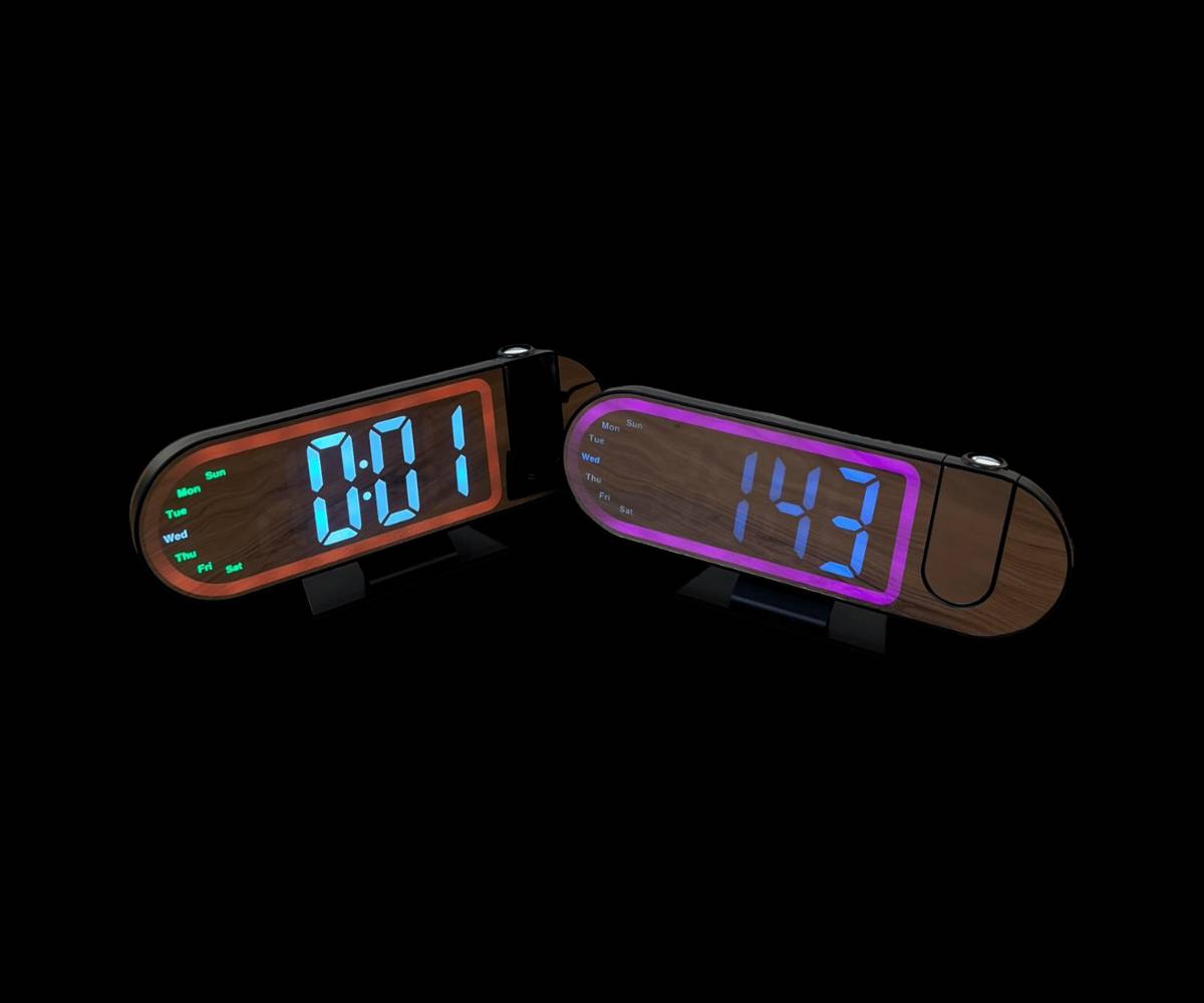 ساعة مو بس تشوفك الوقت… تعرضه على الجدار! ⏰✨

شاشة LED واضحة + بروجكتر ليزر يعرّض الوقت على السقف

إضاءة محيطية تغيّر شكل الغرفة بالكامل

منبه + غفوة + عرض حرارة وتاريخ

تصميم أنيق بلمسة خشبية

مناسبة لغرفة النوم أو المكتب

راحة وأناقة بتفاصيل ذكية 👌