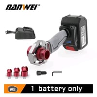 كاوية كهربائية من نوع "Nanwei" تعمل ببطارية ليثيوم. تأتي مع بطارية إضا...