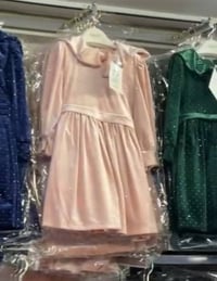 فساتين مخمل • مقاسات ٣-١٢ سنة • راوه حي السلام