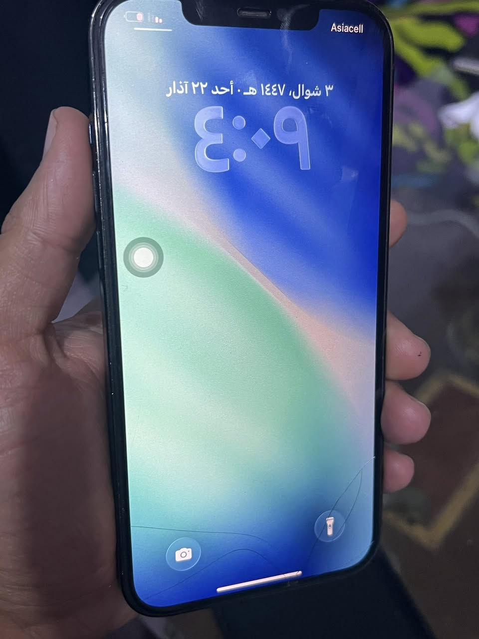 مراوس فقط  ايفون 12 برو ماكس ذاكره 256 بطاريه 73 بي كسر بالضهر  وبشاشه من جوه
موضح بالصوره


**إذا كنت صاحب هذا الإعلان وتريد حذفه لأي سبب، رجاءا أرسل رسالة إلى الدعم الفني**