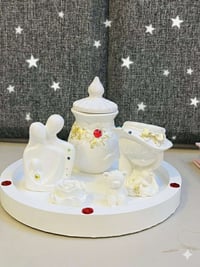 طقم متكامل • شمعدان ومزهرية • كمية محدودة