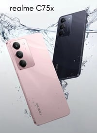 ريلمي c75X جهاز مستخدم فقط اسبوع ويا الشاحنه 45 واط يدعم الشحن السريع ...