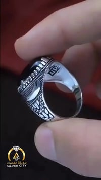 خاتم فضة ٩٢٥ • تصميم راقي • استخدام يومي