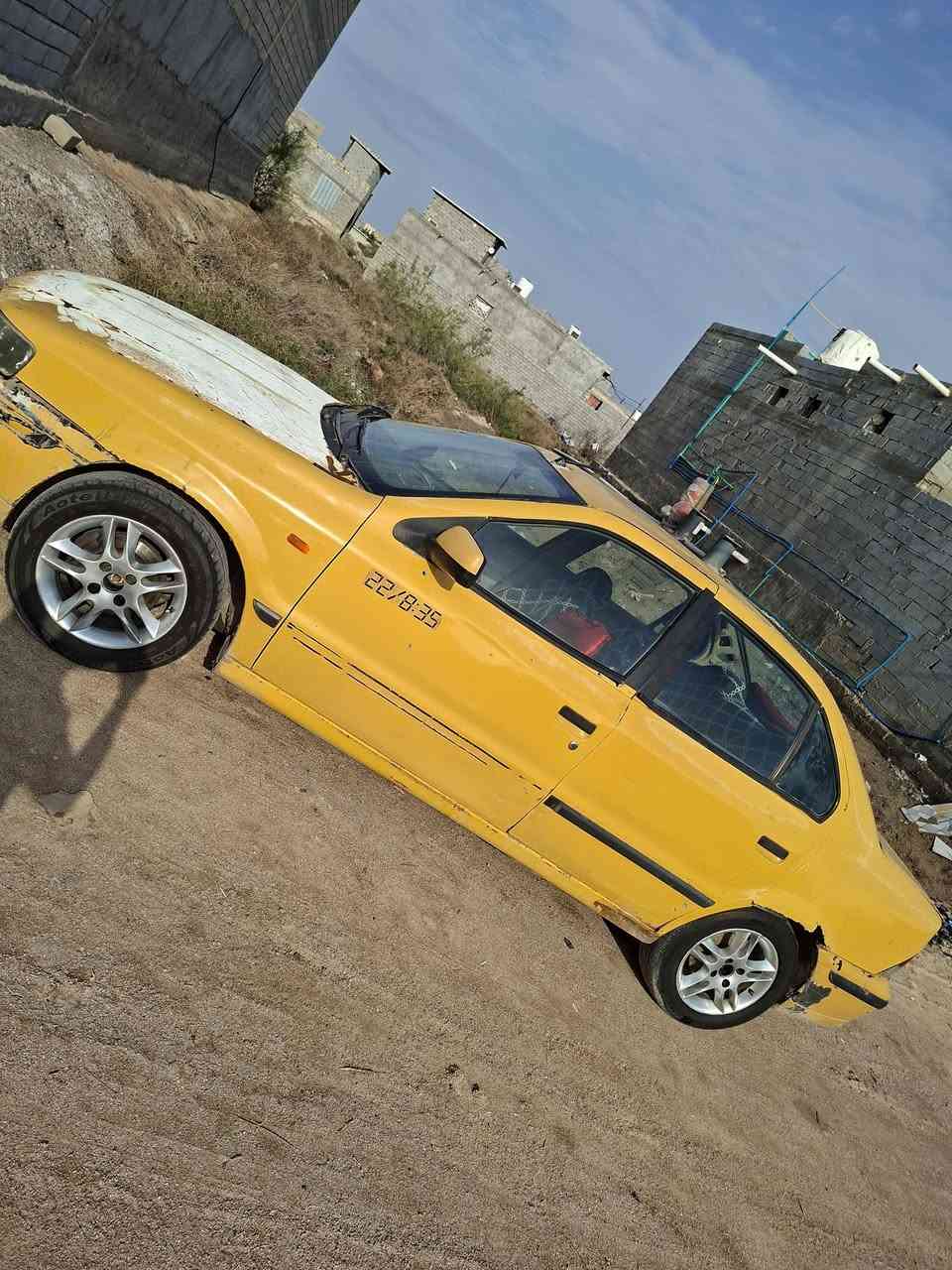 السلام عليكم سمند للبيع السنوية بسم راعيها هنا بلبصرة منتهيه سنويتها 2011 السيارة مجفته توها يعني جديد وكاله عينه وصينيها صار شهر من شديتها هم جديد مكينه وكير نضاف وحلوه تايرات جدد توه شادهن السعر 15 وبيها مجال بسيط كلش متواجد واتساب واتصال ع الشريحه وهاذه رقمي ***********  العنوان البصره كرمت علي
