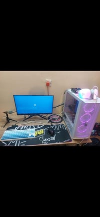 المعالج razen 5 3600 كرت الشاشة Gtx 1070 8g الرامات 16gb  هار ssd 256 ...