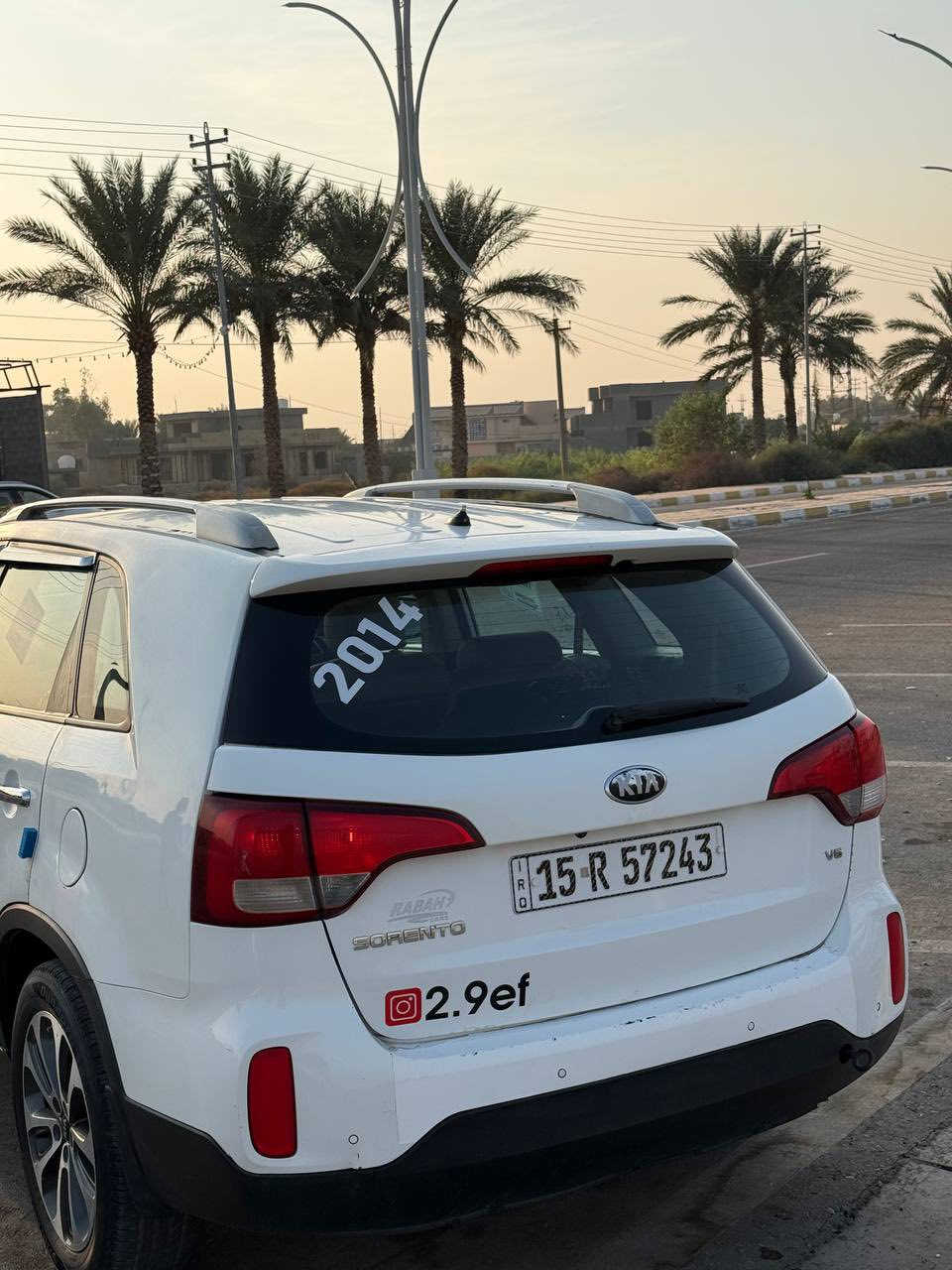 ⚜️السلام عليكم
⚜️سورنتو14 خليجي(السيارة مصبوغة عام ابيعلك سويج) ⚜️فول مواصفات من عدة البنوراما 
⚜️محركV6ستة سلندر ✈️كير محرك مكفولات 
⚜️ويل كروم 19 تايرات نضيفاات 
⚜️تبريد3 قطع تبريدها ثلج 🥶
⚜️كشنات جلد 7 راكب 
⚜️حساسات ونضام ايكو اقتصادي 
⚜️أشاير بلمري 🚨
⚜️كير 6سرعاات ✈️
⚜️بصمة تشغيل 🔛 وبصمة ابواب 
⚜️ماشية 250 الف 
⚜️(رقم الانبار انكليزي بأسمي تحويل مباشر )
⚜️(السعررر 130 وبيها مجال قليل )
⚜️مگاني الانبار عامرية الصمود 
⚜️رقم ***********
