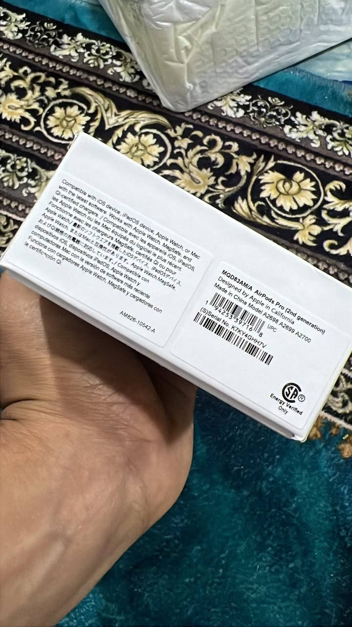 ايربود ابل شوف الفيديو  سعر القطعه ٢٥ الف


**إذا كنت صاحب هذا الإعلان وتريد حذفه لأي سبب، رجاءا أرسل رسالة إلى الدعم الفني**