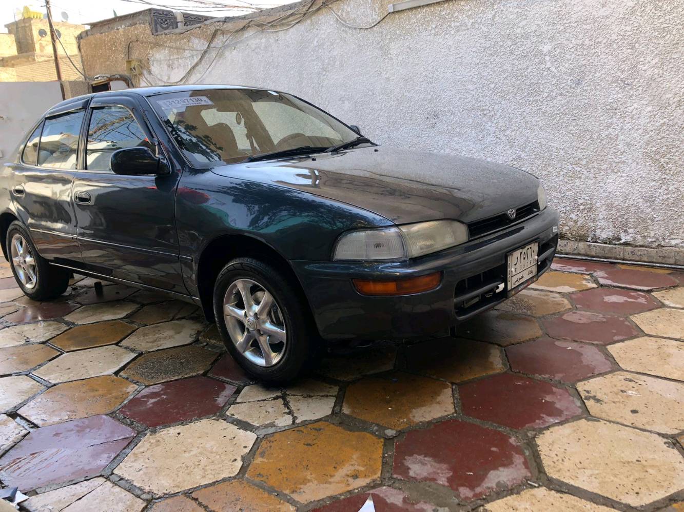 سلام عليكم كورلا موديل 1992سياره مكينه وكير مكفولات كفاله من ضربه بيه صبغ جماليه فقط رقم بغداد تحويل مباشر تخم تاير جديد صدر مامي وخلفي جديد باتريد جديد غرفته جديد كلش السعره 47مكاني بغداد بلديات وهذ رقمي ***********