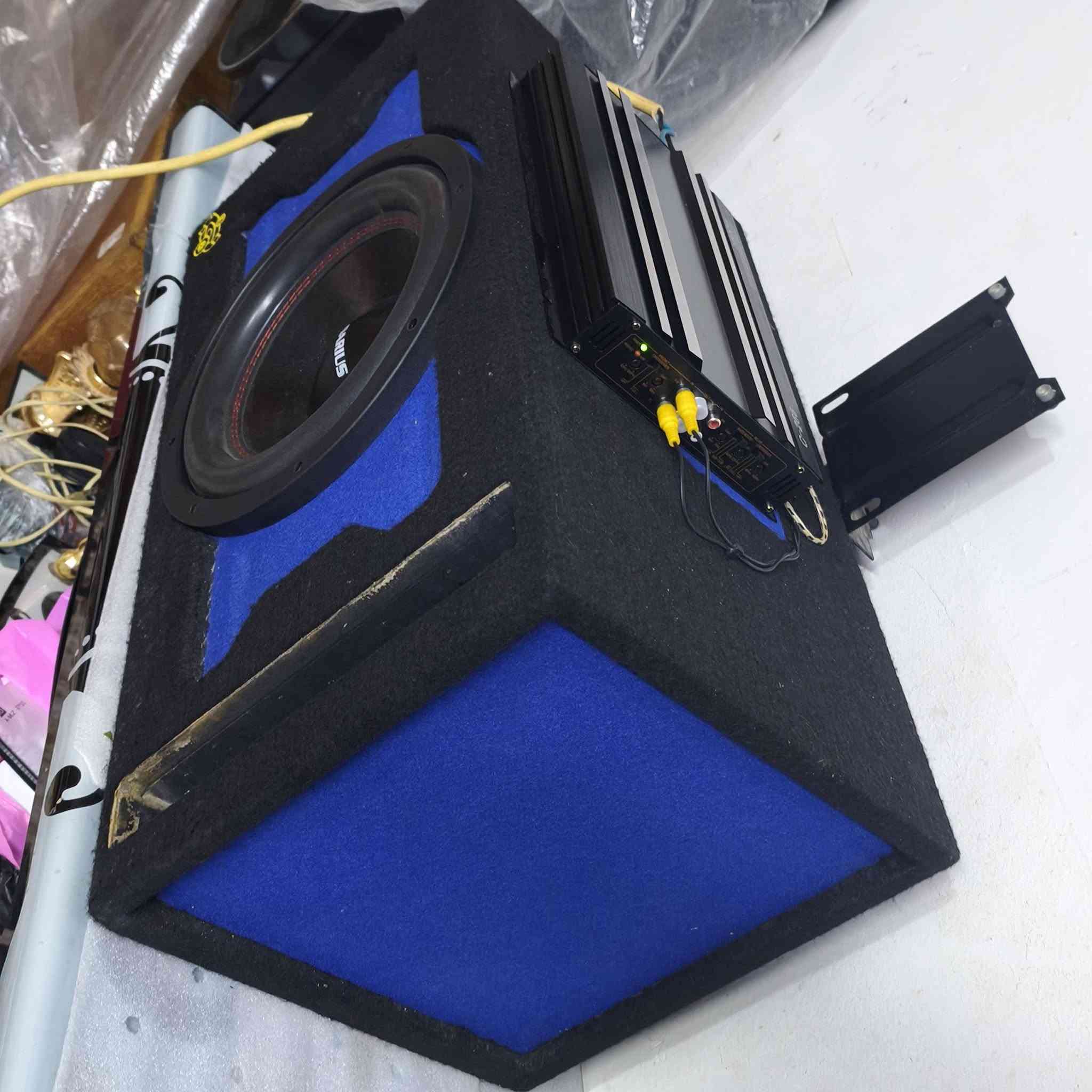 من رخصة الادمن
مضخم صوت 1200واط مع دمام داريوس اصلي 12 انج دبل كويل 1200واط تخيم راقي والعافية على الياخذة 
 السعر مناسب جدا  190 الف مع التوصيل 
واتساب ***********
