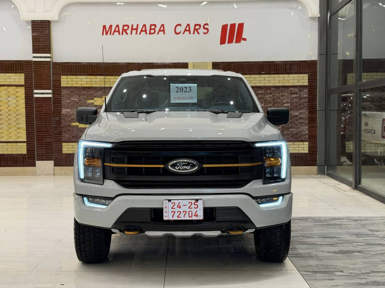MCA IRAQ 
——————————
BRAND : FORD F150
CLASS : TREMOR
ENGINE : V6 - 3.5T - 4x4
STATUE : 5 PART PAINT ٥ قطعة صبغ
YEAR : 2023
PRICE : 36,500 $
COUNTER :  67,000 MILE
IMPORTING : وارد امريكي
ADRESS : Erbil , أربيل شارع ١٠٠م صف دائرة گمرگ
FOR IFORMATION CALL US :
MARHABA CARS 
 📞 : ***********
📞 : ***********
