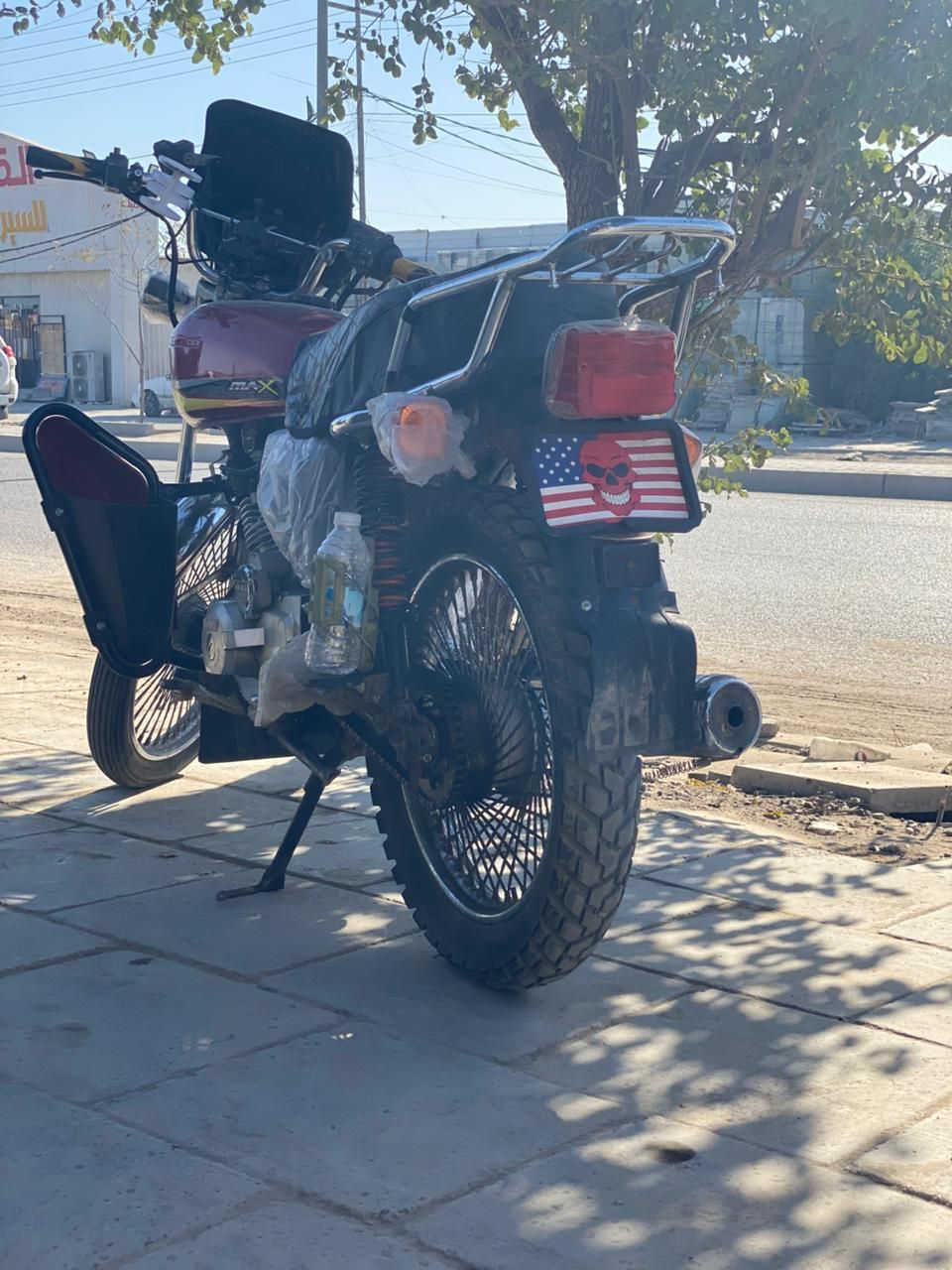 دراجه نامه برو 5كير دراجه نضيفه حيل شغاله سلف وهندر لايت زنون مكفوله من التبختبر والكير هم مكفول السعر 500 مكاني بغداد البياع *********** اوراقهه موجوده  مديل 20
