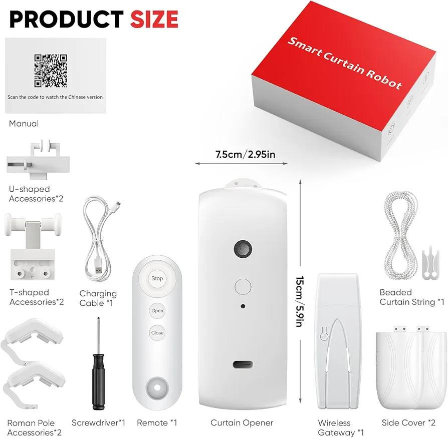 فتاحة ستائر اوتوماتيك ذكية nmoiww، تحكم عبر التطبيق، أوامر صوتية، جهاز تحكم عن بعد، إعداد مؤقت، جهاز ذكي لأتمتة المنزل لفتح الستائر وإغلاقها
قطعه واحدة
السعر 15 الف شامل اجور التوصيل


**إذا كنت صاحب هذا الإعلان وتريد حذفه لأي سبب، رجاءا أرسل رسالة إلى الدعم الفني**