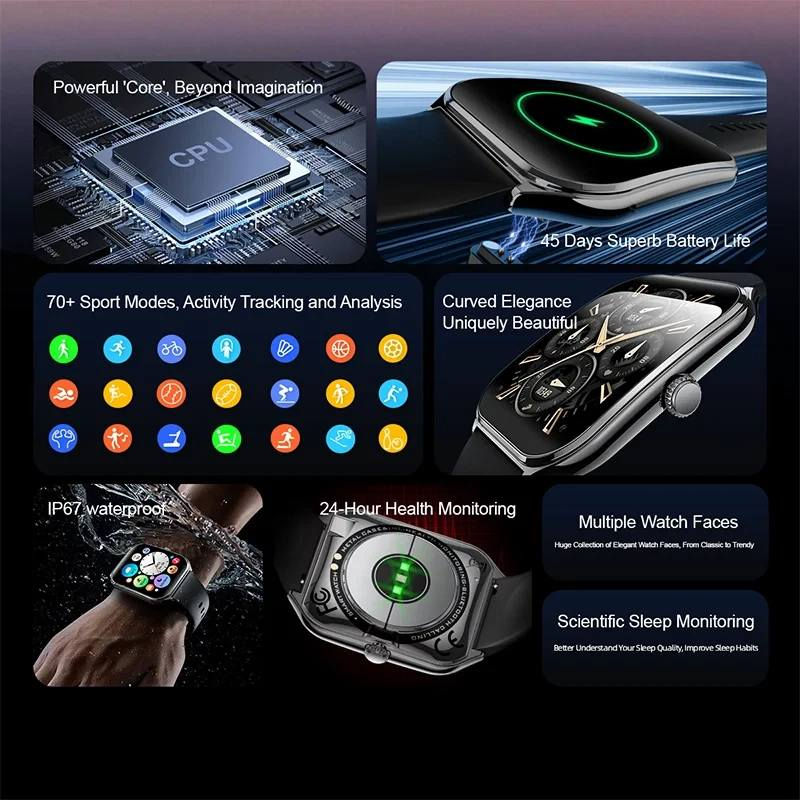 ⌚ ساعة ذكية Ultra Thin Smart Watch 1.96” AMOLED
تصميم أنيق وشاشة كبيرة واضحة بألوان AMOLED تخليك تشوف كل التفاصيل بدقة ووضوح 👌
◆ شاشة 1.96 إنچ AMOLED بدقة 360×360
◆ ميزة Always On Display لعرض الوقت دائمًا
◆ إجراء واستقبال المكالمات عبر Bluetooth
◆ قياس نبض القلب (Heart Rate Monitoring)
◆ قياس نسبة الأوكسجين بالدم (Blood Oxygen)
◆ تتبع النوم (Sleep Monitoring)
◆ أكثر من 100 وضع رياضي
◆ إشعارات المكالمات والتطبيقات
◆ بطارية تدوم للاستخدام اليومي
آلية الاستخدام ✔
تشغيل سهل وربط مباشر مع الموبايل عبر البلوتوث لمتابعة صحتك ومكالماتك وإشعاراتك بكل بساطة.
الكترو ستور… كل ما تحتاجه من تكنولوجيا بلمسة ذكية ⚡


**إذا كنت صاحب هذا الإعلان وتريد حذفه لأي سبب، رجاءا أرسل رسالة إلى الدعم الفني**