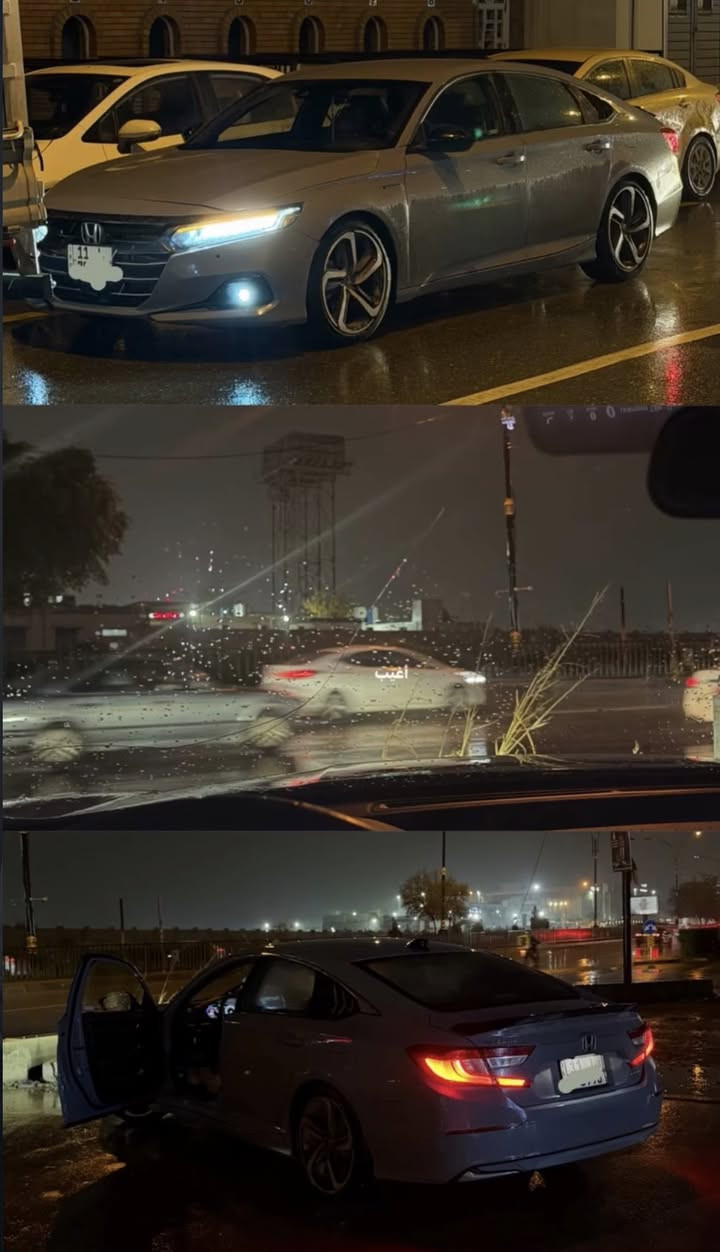 السلام عليكم
هوندا اكورد هايبرد سبورت ٢٠٢٢ 
ملكة الرزانه اليابانيه 
سيارة جداً اقتتصاديه تفويلتها ٤٥ لتر وتمشي ١٠٠٠ كيلومتر 
السيارة بدون صبغ فقط بارد 
لون مميز 
سيارة كلشي بيها بلادي وما مبدل بيها بس الدعاميه الاماميه 
محرك 2.0L هايبرد ( انظف محرك بكل الاكوردات الي موجوده بالعراق بموديلها ) الدهن اوكسادو بلاك اديشن من جانت ماشيه
 ١٥ الف  
مبدل بيها فقط بلكات من شركة اوتولايت والمعدن مالتهم اريديوم 
 رادار امامي
محافظة على المسار 
قيادة شبه ذاتيه 
كسنات قماش وجلد 
كامره خلفية بثلاث وضعيات 
عدادات نصف شاشه 
قير ازار 
٤ وضعيات قيادة (sport-Eco-normal-ev)
هاند بريك كهربائي 
وبعد هواي مواصفات 
السيارة مكانها الموصل 
للتواصل 
***********
***********
السعر ١٨٨ وبيها مجال للشراي
