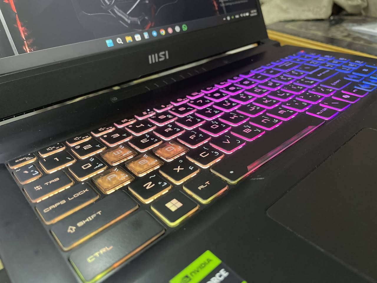 للبيع: لابتوب ألعاب MSI Katana 15
المعالج (CPU): intel Core i7-13620H  

​كرت الشاشة (GPU): Nvidia GeForce RTX 4050 بسعة 6GB GDDR6. (105w) 

​الذاكرة العشوائية (RAM): سعة 16GB DDR5 
​الهارد : سعة 1TB SSD من نوع NVMe  

​الشاشة: بحجم 15.6 بوصة بدقة FHD،  144Hz

سعر 1.250.000

الرقم: ***********

مكان بغداد الكرخ
