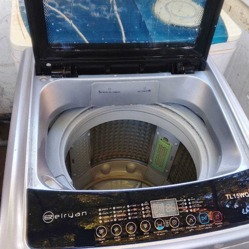 غسالات فول اتوماتيك نضاف وعشغل وضمان بيهه حجم 15 كيلو السعر الوحده 100العنوان كربلاء الهاتف *********** كربلاء, العراق
