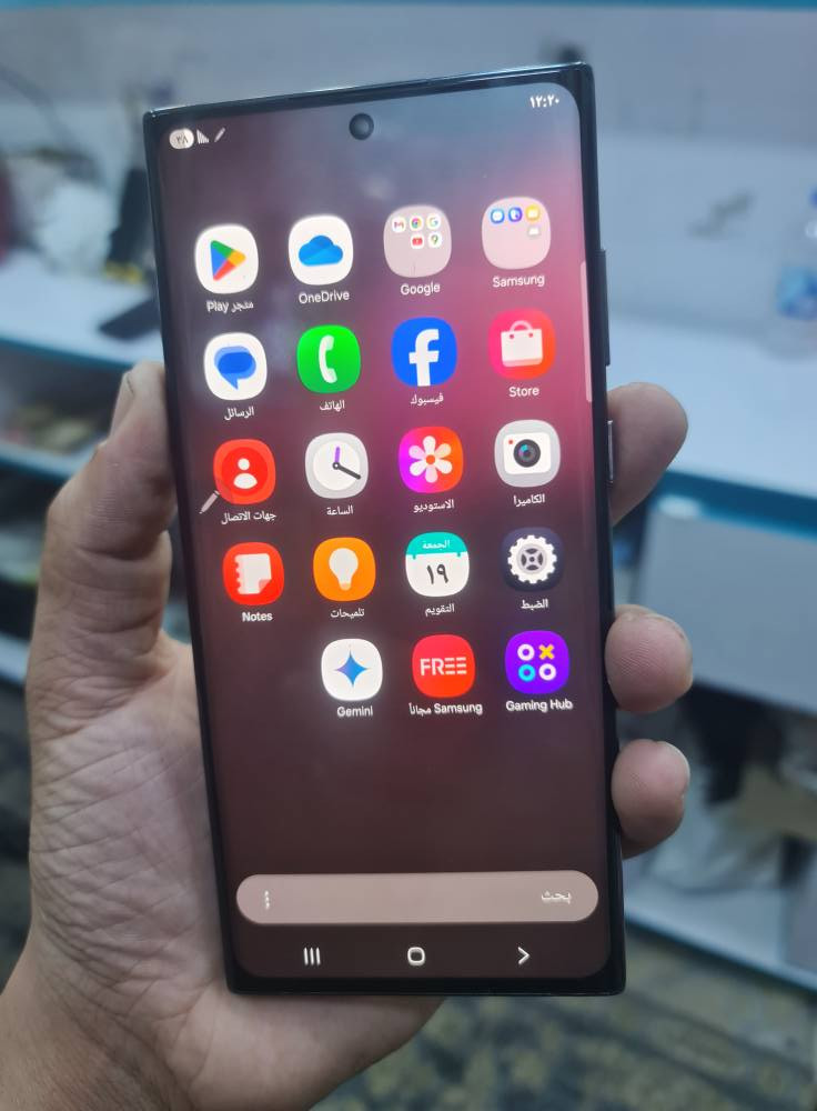 S22. ultra
عربي شرق اوصط.   دبل شريحه./// 400.  وبي مجال 

256 /رام 12.
مبدل شاشه. اولد كلش حلوه.   وهاذا الفطر بلضهر مبين كدامك.
كامل. ملحقات كاترون. +شاحن اصلي.  
مكاني نجف ناحيه العباسيه.   
***********. واتساب
