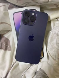ايفون 14 برو ماكس ذاكره 256 دبل سيمكارت نموذج m بطاريه 87  مبدل شاشه ف...