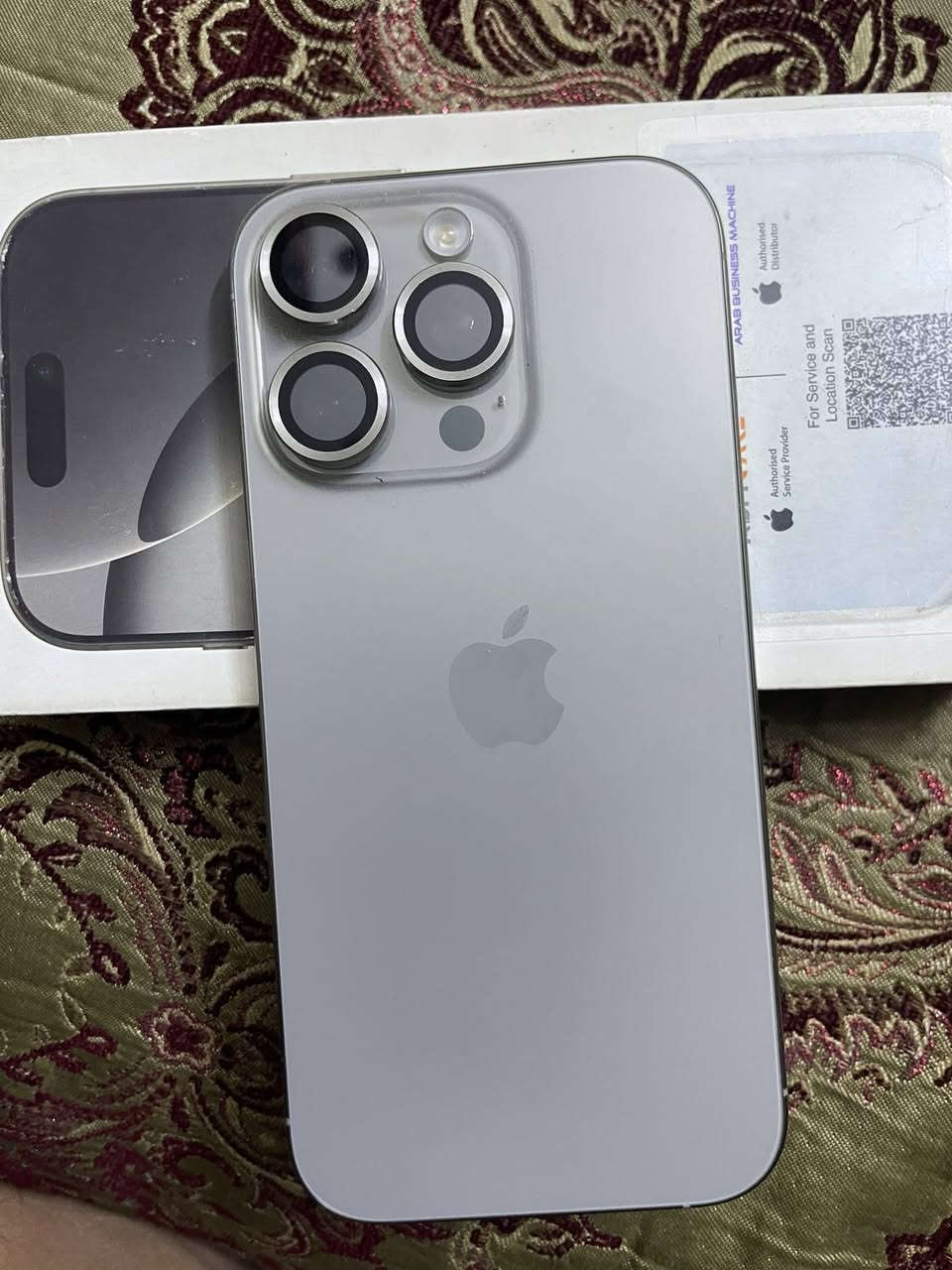 ايفون 16 برو
سلام عليكم البيع ايفون 16برو ذاكرة 128 شرق اوسط نضيف مابي شخط بطاريته 96 عدد الدورات 274 غراضه كامله 
السعر مليون و100 وبي مجال
المكان ديالى بعقوبه التحرير 
***********
