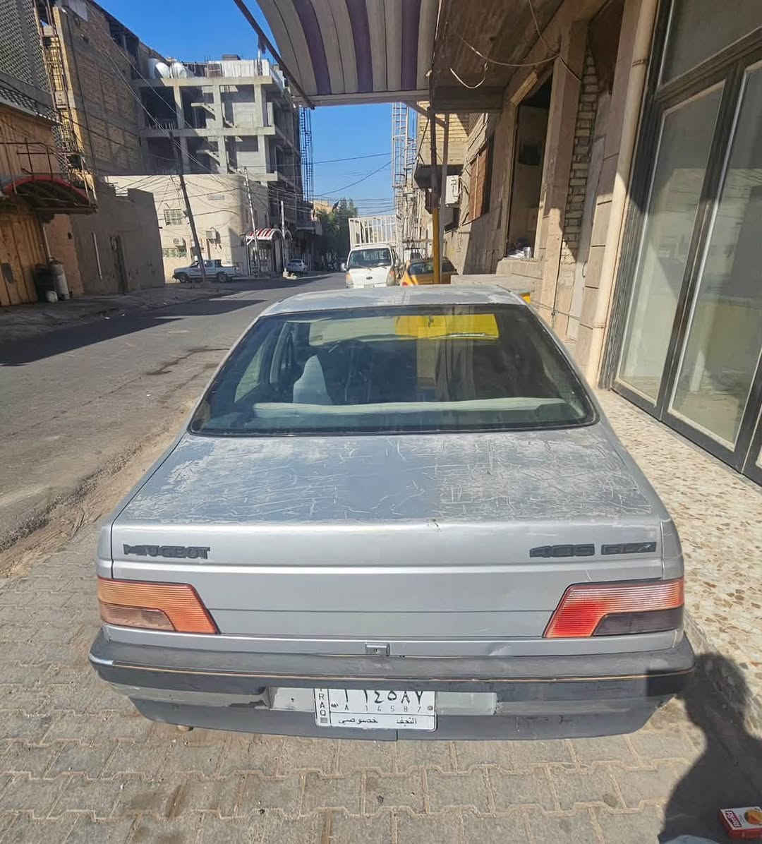 سلام عليكم  بيجو ‏كفالة ￼￼405 ‏كفالة عامة من الضربة وصبغة سيارة جديدة معنى الكلمة حدادي تبريد تخم تاير جاهزة السيارة العنوان نجف  ااسعر35￼ ***********
