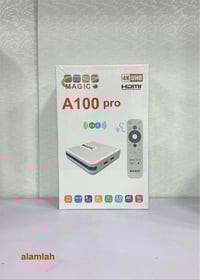 للبيع جهاز تيفي بوكس MAGIC A100 pro استخدام يوم مفعل التطبيقات السعر ٥...