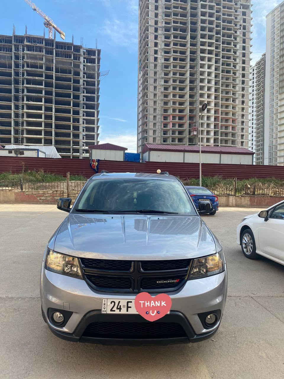 دوج جورني 2018
٦ سلندر 
٧ راكب 
٣ قطع تبريد
سيارة بدون صبغ كلين وضع الشركة
ماشية 110 ميل 
سعر 160$ وبيها مجال 
للاستفسار الاتصال على الرقم 
***********
مكان دهوك
