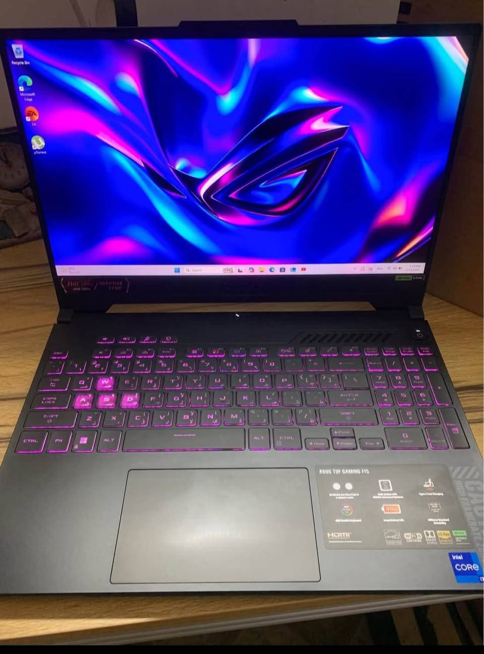 اسوس f 15
كوراي 7 جيل 13
رام 24  ddr4
هارد m.2 512
Ssd.1000
Rtx 4050
سعر نهاية ٧٥٠
***********
فقط متواجد واتس اب
