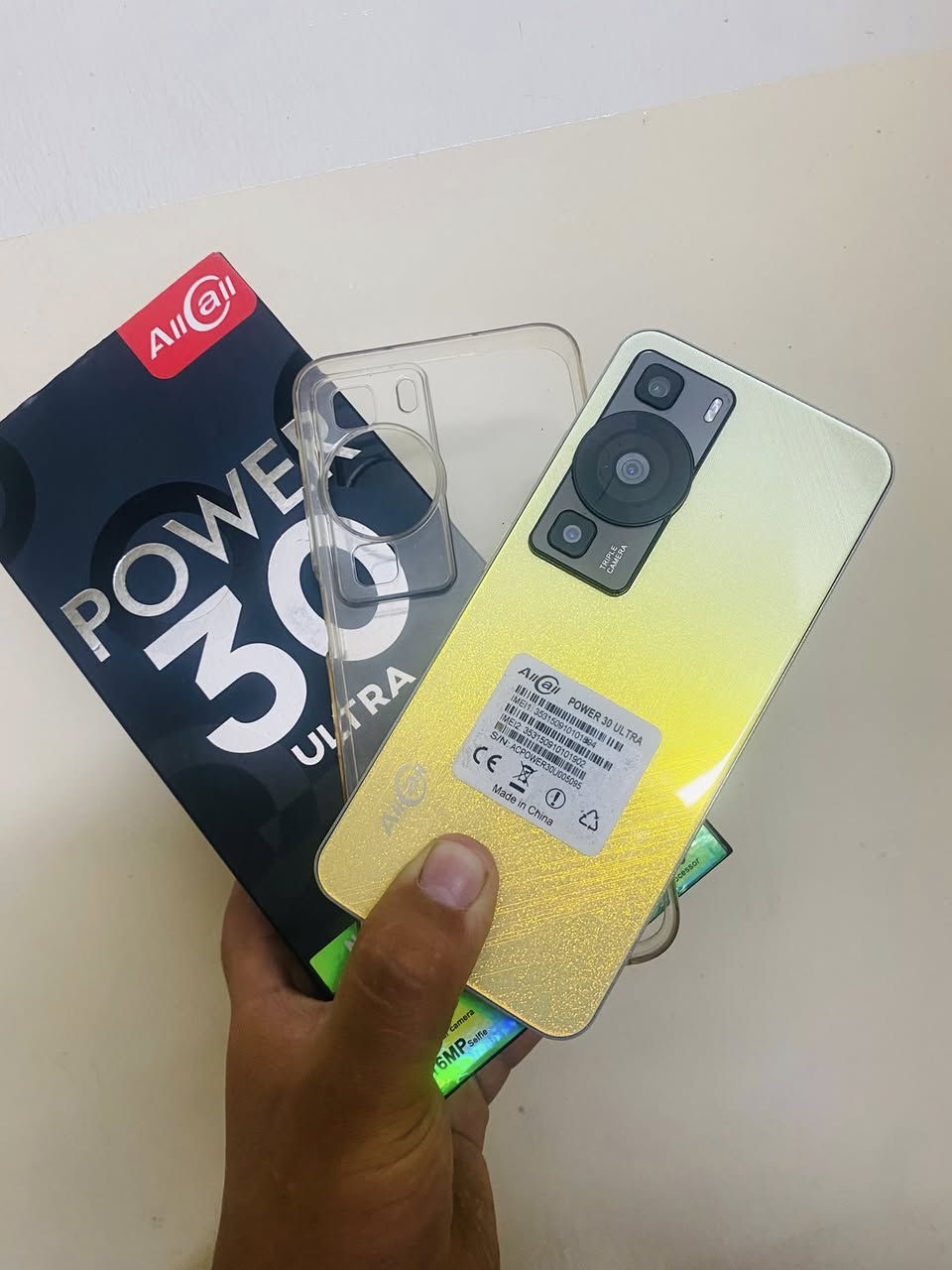 AllCall جهاز
Power 30 ULTRA  

جهاز بلادي 

مستخدم 4ايام 

كامل غراض

✅حجم الشاشة 6.6 

✅المعالج Helio G85 

✅الكاميرا 48ميجابكسل 

فول 

✅الرام 8+16(24GB) 

✅ذاكرة التخزين 256GB 

✅البطارية 5480 

✅بصمة جانبية 

المكان الرمادي ***********
