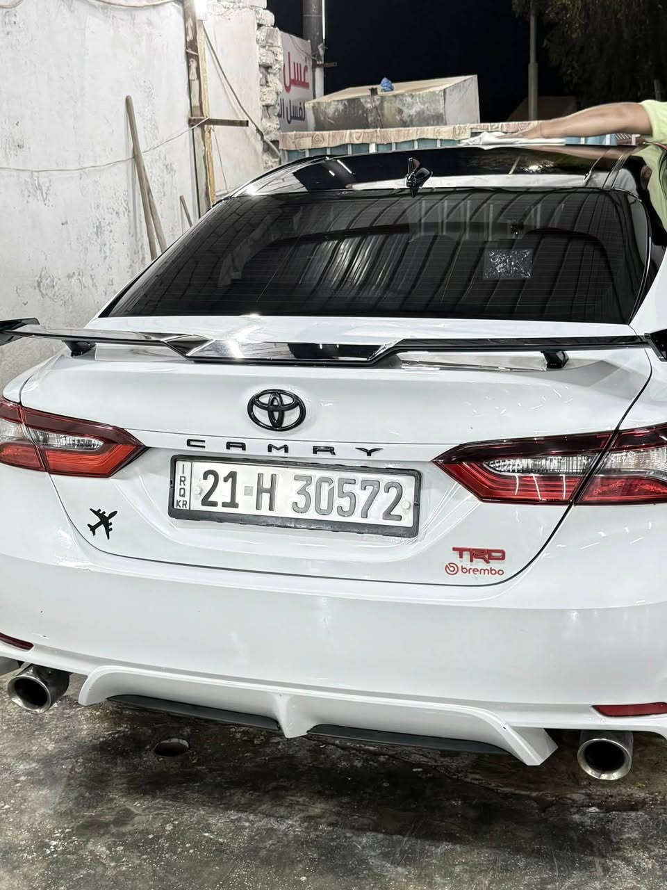 سلام عليكم
كامري trd 

موديل 2021

اللون سموك

 رقم شمالي انكليزي

سقف اسود 

حساس خلفي 

رادار امامي 

نقطة عمياء 

تحديد مسار 

انظمة قيادة ايكو نورمل سبورت 

انارة داخلية 

محرك 3500 

تشغيل عن بعد

حادث السيارة جاملغ عكس السائق والباب كلير بدون ضرر 

السعر 205وبيه مجال 

***********
