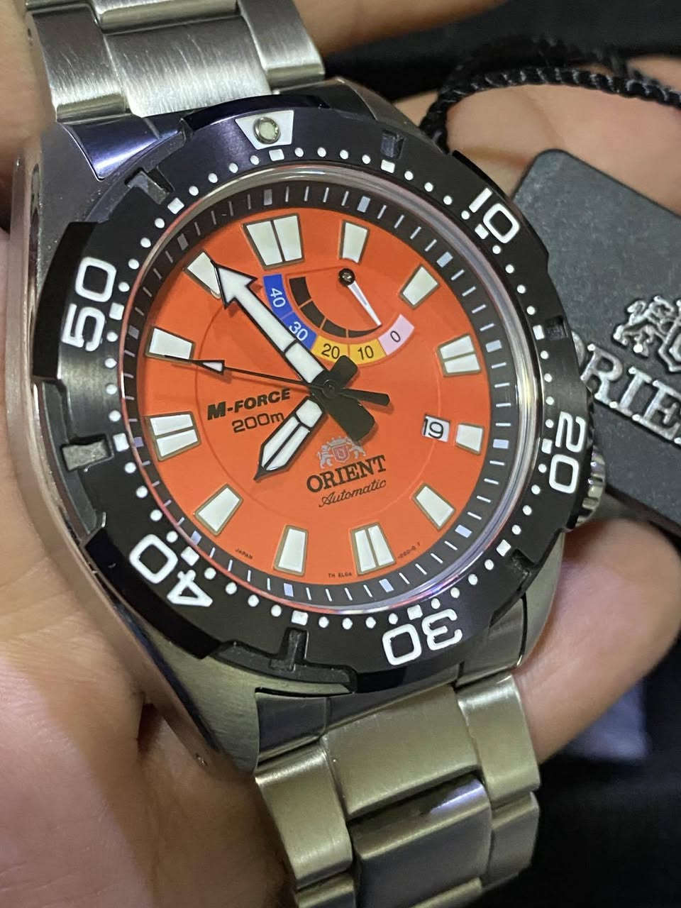 Orient M-Force
ساعه ماركه اورينت ئيم فورس بحري ياباني اصلي مخزن مع كامل ملحقات
ماكنه اوتوماتيك و تكويك
قطر 45
كيج باور رسيف
جام زفير ضدالخدش
رنك دوار
قفل بحري مقاوم الماء 200 متر 
توصيل موجود


**إذا كنت صاحب هذا الإعلان وتريد حذفه لأي سبب، رجاءا أرسل رسالة إلى الدعم الفني**