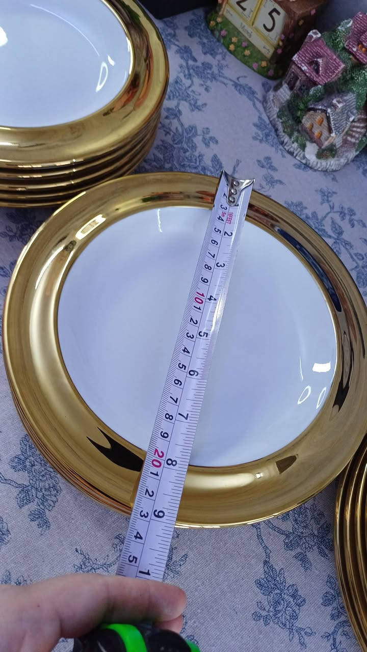 ✨️✨️✨️ ذهبي يعني فخااامة ✨️✨️✨️
افضل وارقى انواع الصحون الذهبي الثابت اللمعان 
قياس ٢٣ سم  عميق 
يتوفر ٣٥ صحن 
💰🪙 سعر الصحن ب٢٠٠٠ فقططط 
توصيل كل العراق ب٤٠٠٠ فقط #creatorsearchinsights


**إذا كنت صاحب هذا الإعلان وتريد حذفه لأي سبب، رجاءا أرسل رسالة إلى الدعم الفني**