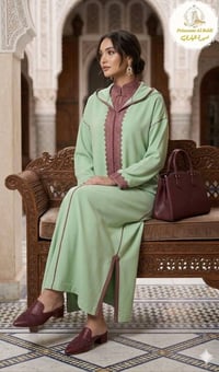 جلابة دوبياس • كريب حريري • مقاسات L-3XL