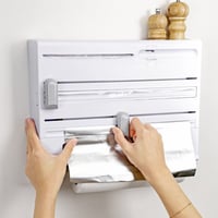 حامل حائط • منظم ورق قصدير • موزع مناديل