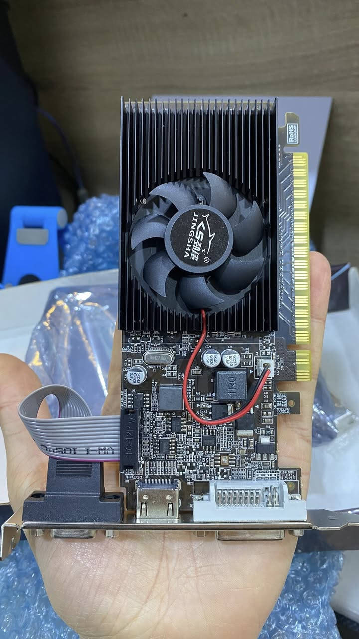 السلام عليكم كارت شاشة بهذا الشكل 
شتريته من البالة وما عندي مكان افصحه الي يفيدة يخلي سعر وبالعافيه توصيل موجود


**إذا كنت صاحب هذا الإعلان وتريد حذفه لأي سبب، رجاءا أرسل رسالة إلى الدعم الفني**