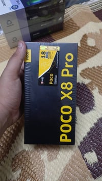 بوكو X8 برو ذاكره 256 يفعل بوبجي 120 فريم جهاز جديد غير مفتوح جهاز غني...