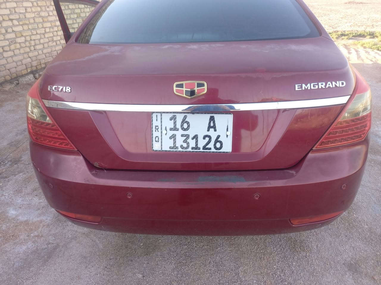 جيلي امكراند موديل ١٢ سنويه ل ٢٩ كفاله من الضربه وتبديل محرك كير مقدم تخم تاير تدفئه تبريد شرط كهربائيات كله شغاله السعر ٤٨ وبيه مجال قليل مكان سماوة  تصال ***********
