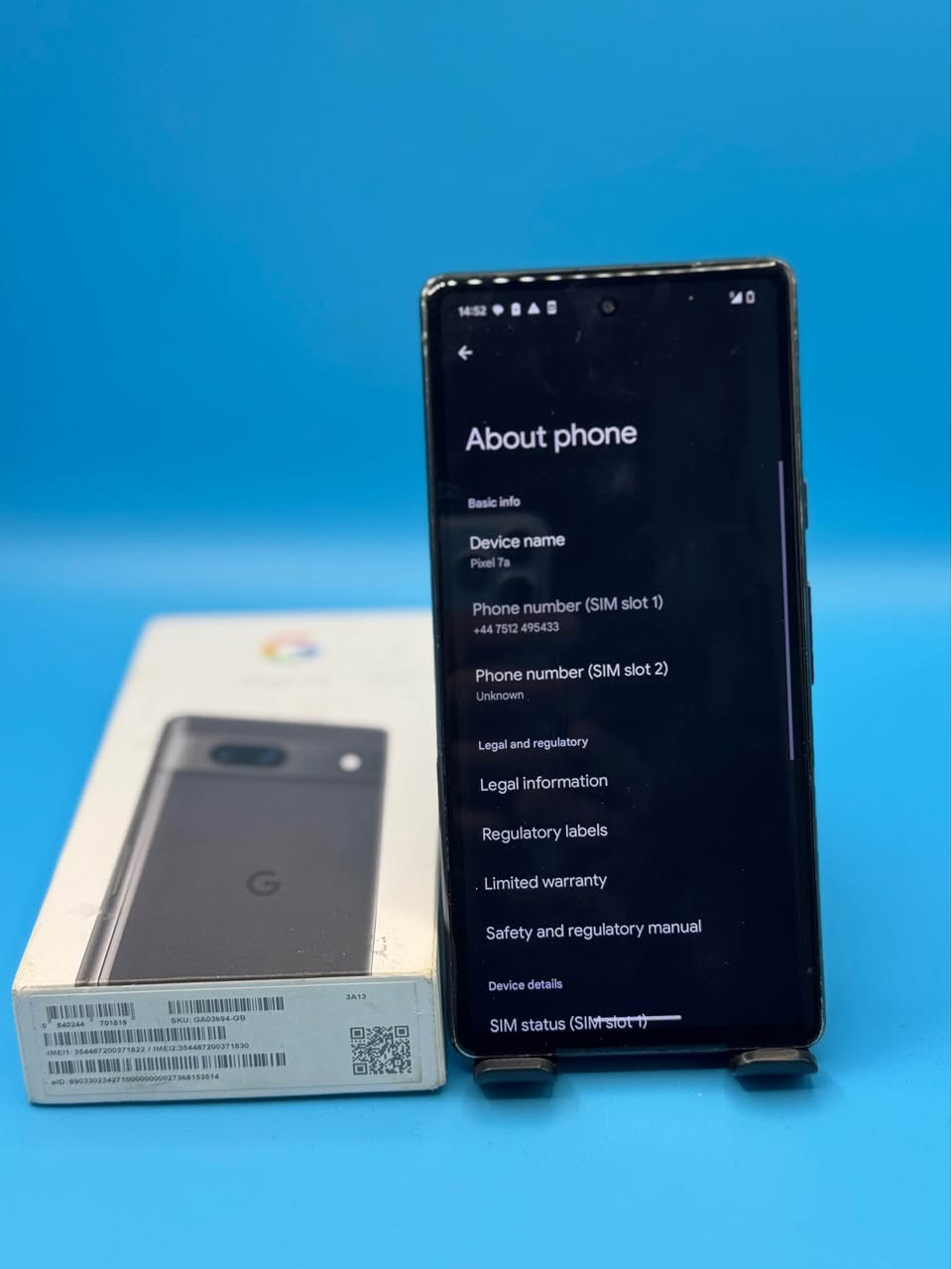 Google pixel 7a 
💾 128 GB
2 sim

بەهەموو شەرت و زەمانێک 

150$ 🔐 
***********
گەیاندم هەیە السليمانية, العراق
