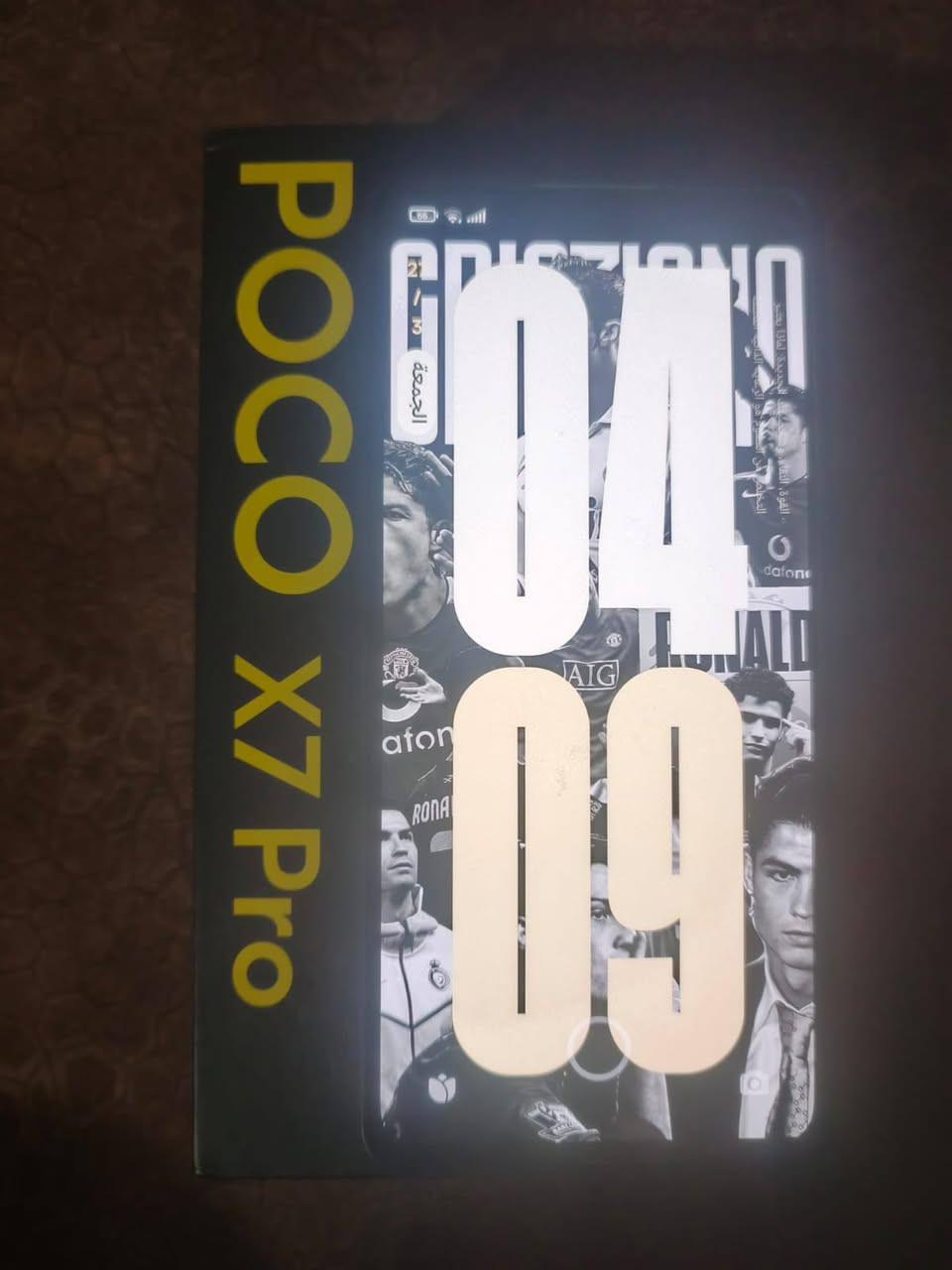 poco x7pro5g
ذاكره: 256
عشوائيه: 12
ببجي يشغل 120فريم 
جهاز قوي جدآ للالعاب 
البطاريه تشحنه مره وحده بليوم
اريده مراوس ب ايفون مكاني الغزاليه 
***********
