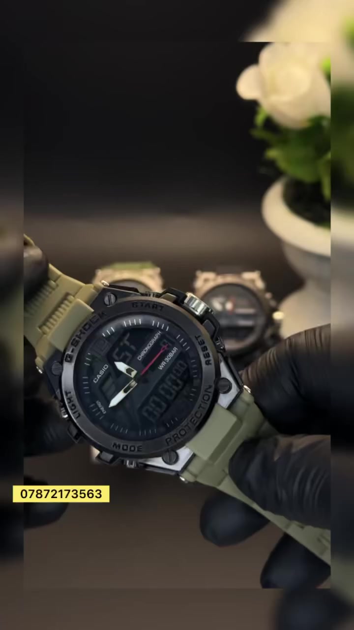وصلت اجمل ساعة  كاسيو G-shock 🩶👇🏻👇🏻 
مواصفات الساعة:⌚️
١-مؤشر ميل +عداد رقمي 
٢-الساعة ضد الماء 👍🏻🖤
٣- منبه ⏰
٤-اضائة داخلية
٥- الزجاج زفير ضد الخدوش🛠️
٦-ربل مطاط 💪
ضمان سنة كاملة
السعر 21 الف فقط والتوصيل مجانا لجميع محافظات العراق 🚗 
للحجز ارسال رقم الهاتف والعنوان برسالة الى الصفحة 
القطع محدودة جدا


**إذا كنت صاحب هذا الإعلان وتريد حذفه لأي سبب، رجاءا أرسل رسالة إلى الدعم الفني**