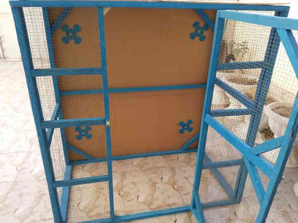 سلام عليكم مرخصت الادمن متاح قفص خشب حلو ومرتب وجبير درجة اولى قياسات العرض 120 ارتفاع 120 نزال 60 يتفصخ براغي يرهم لطيور الزينه والدجاج سعر النهائي 40 بدون عمله مكان بغداد الحريه لايوجد توصيل مراسله خاص او اتصال على الرقم بي وتسابب
***********
