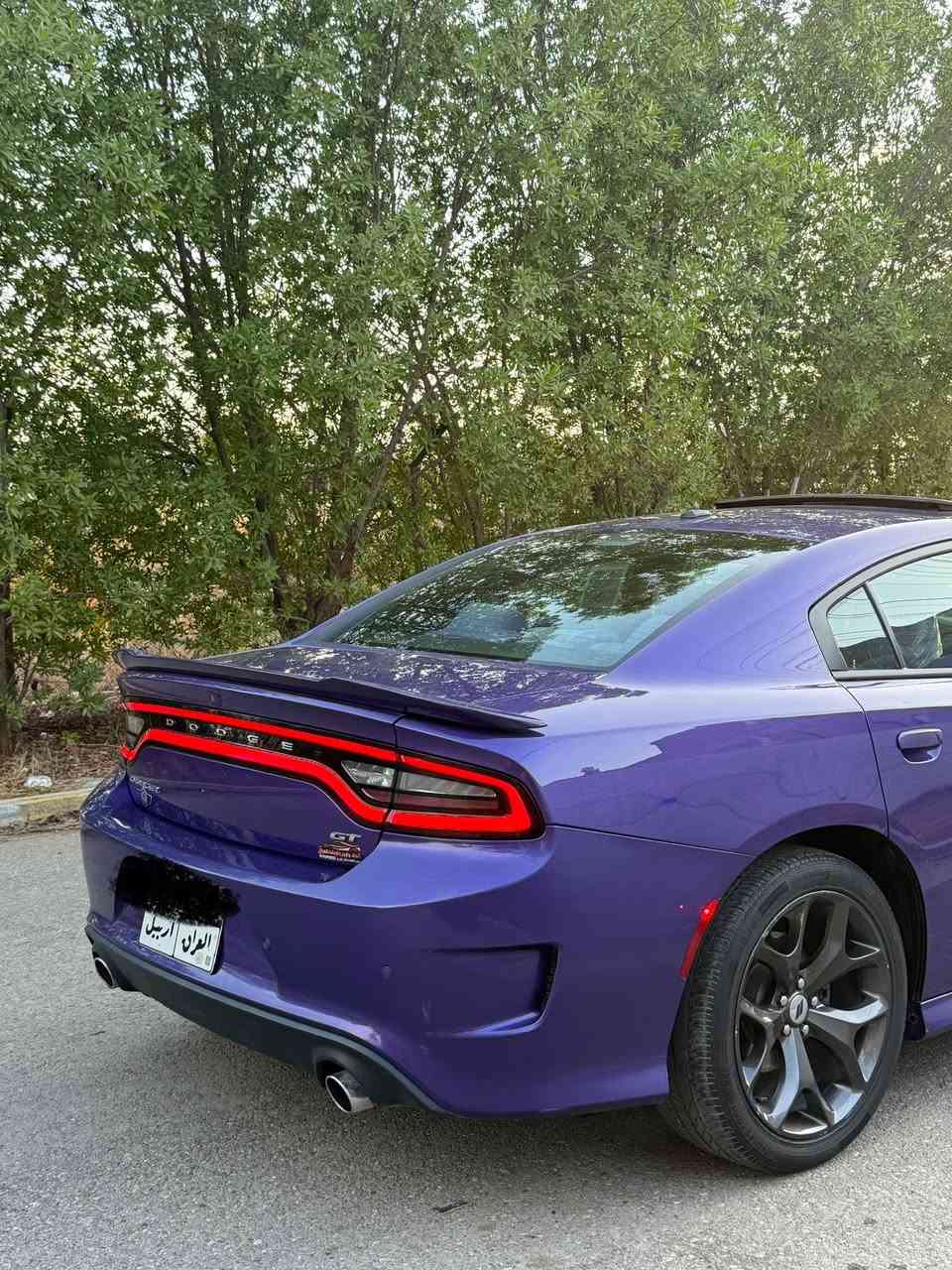 ( سلام عليكم )
(انضف جيتي 2019 السيارة اخت الزيرو)
(جارجر GT  جيتي  )
(‏‎ وكاله هارلم  داخل جلد  )
‏‎الموديل : 2019 . (سياره خليجي وكاله هارلم ) 
‏‎( المحرك : 6V 3600. ) 
‏‎(سياره كفاله عامه لا صبغ ولا بارد ولا تبديل ) 
‏‎العداد : 27 الف    ( سياره جديده ) 
‏‎(سياره بلاديه كله علا ايد وحده )
( رقم اربيل تحويل ثاني يوم )
‏‎المواصفات : الون بنفسجي 💜 مميز المرغوب 
‏‎* نسخة  GT 
‏‎* حساسات خلفية . 
‏‎* شاشه كبيرة مع نظام ملاحة نفكيشن GPS .
‏‎* سستم صوت الپاين مع سماعات پريميوم .
‏‎* ويل قياس 20 انج . 
‏‎* مصابيح امامية زنون . 
‏‎* كشافات الضباب زنون . 
‏‎* فتحت سقف (سلايد) . 
‏‎* مقاعد رياضية من الجلد الفاخر . 
‏‎* المقاعد الأمامية كهربائية . 
‏‎* مقاعد أمامية تبريد وتدفئة . 
‏‎* تشغيل عن بعد . 
‏‎* ستيرن كهربائي . 
‏‎* تدفئة ستيرن . 
‏‎* محدد سرعة . 
‏‎* تلفون بلوتوث . 
‏‎* كاميرا خلفية .
‏‎* مرايا متحسسة للاضاءة العالية .
‏‎* كير شفتر بالستيرن . 
‏‎* دخول ذكي (بصمة) .
سياره ماخذه زيرو من شركه هارلم 
سياره  خليجيه 📍
السعر 290 ورقه و بيهه مجال 
قطعة نادره سياره استخدام شخصي 1
‏‎رقمي *********** 
مكاني بغداد 
‏‎بيع او مراوس
