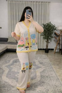 بجامة نسائية • ميكرو • فري سايز ٦٥ك