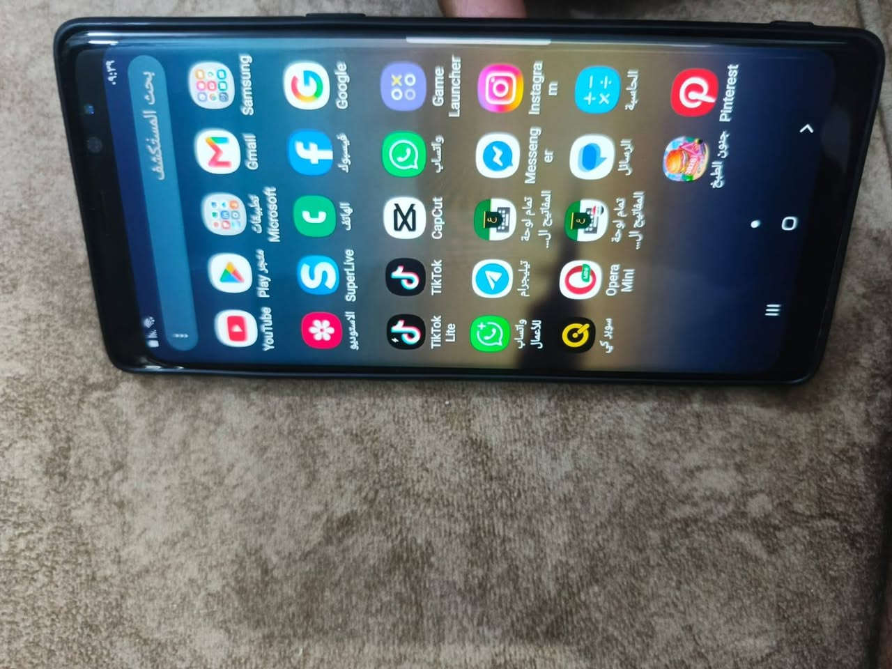 Galaxy Note8 للبيع ولل مراوس جهاز فقط ضهره مفطر  وفطر بل شاشه ما مبين من فوك بيع ومراوس


**إذا كنت صاحب هذا الإعلان وتريد حذفه لأي سبب، رجاءا أرسل رسالة إلى الدعم الفني**