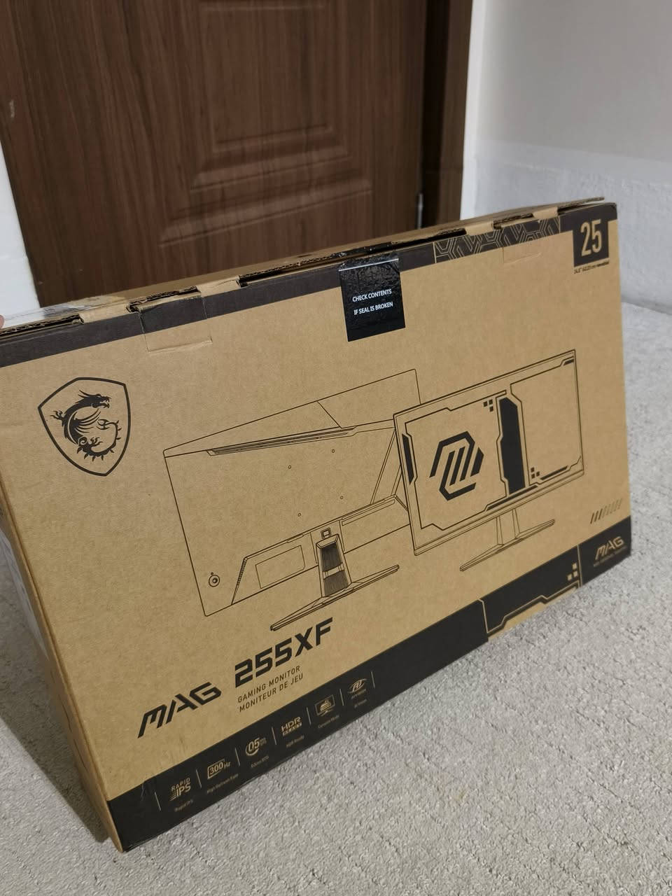 MSI MAG 255XF
المواصفات : 
حجم 25INCH
الدقه FHD 1080P
التردد 300HZ
نوع البنل RAPID IPS 
سرعة الاستجابه 0.5MS 

شاشه غير مستخدمه 

السعر ٢٤٠ الف


**إذا كنت صاحب هذا الإعلان وتريد حذفه لأي سبب، رجاءا أرسل رسالة إلى الدعم الفني**