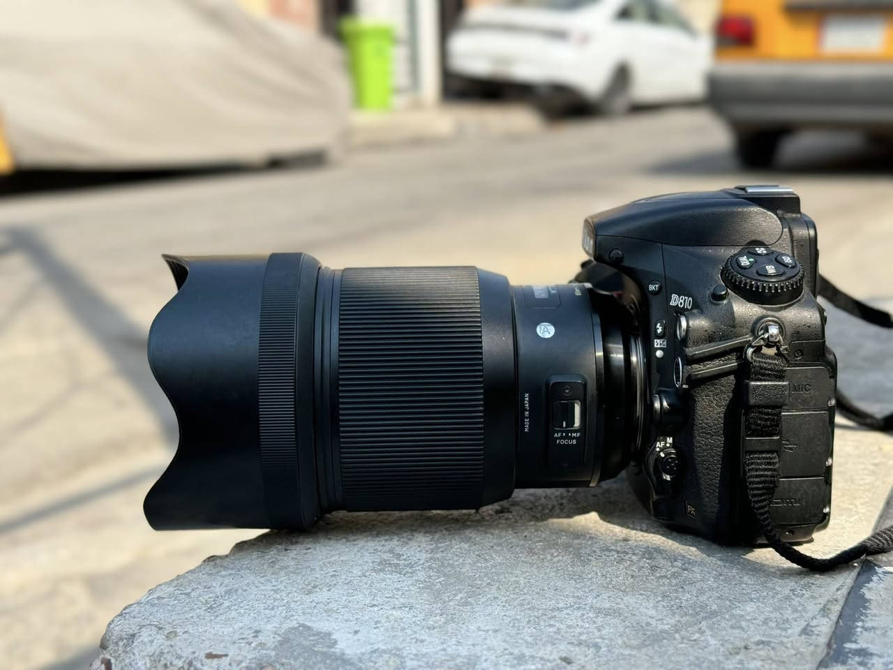 كامره نيكون 810D مع عدسه سكمة كامره بحالة جيدة وجيدة
 لبيع ***********
